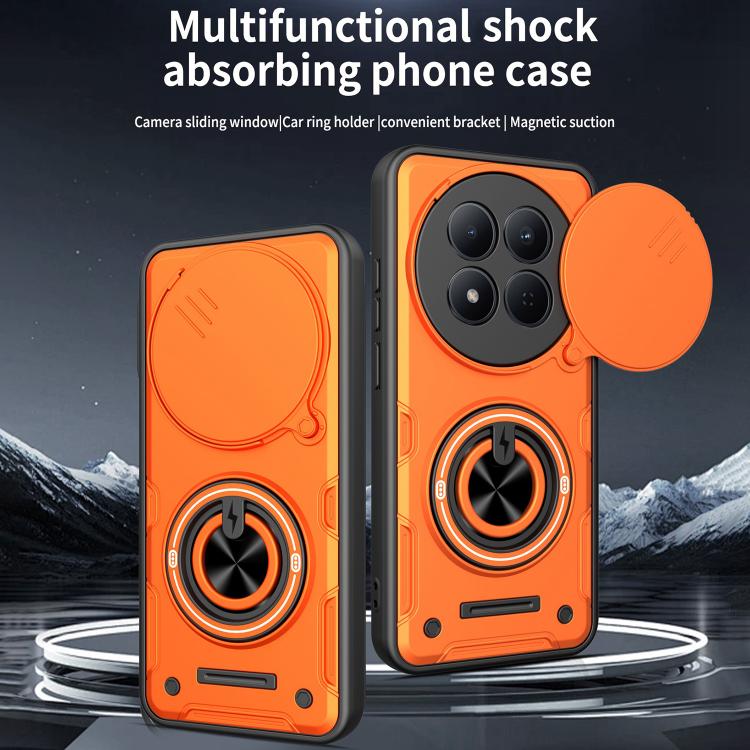 Multifunctional Sliding Camshield Ring Holder Phone Case, For Redmi Note 15 Pro 5G Global 163.6mm