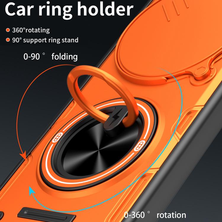 Multifunctional Sliding Camshield Ring Holder Phone Case, For Redmi Note 15 Pro 5G Global 163.6mm