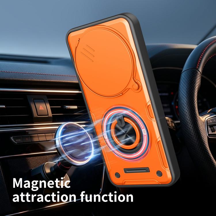 Multifunctional Sliding Camshield Ring Holder Phone Case, For Redmi Note 15 Pro 5G Global 163.6mm