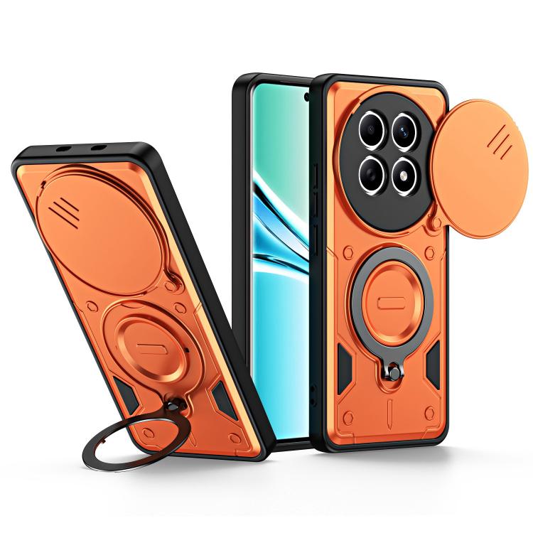 Ring Holder Lens Slide Cover Phone Case, For Redmi Note 15 Pro+ Global 163.3m, For Redmi Note 15 4G / 5G Global 164mm, For Redmi Note 15 Pro 4G Global 163.2mm, For Redmi Note 15 Pro 5G Global 163.6m
