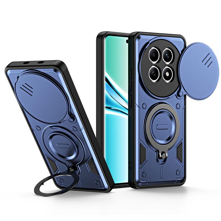 Ring Holder Lens Slide Cover Phone Case, For Redmi Note 15 Pro+ Global 163.3m, For Redmi Note 15 4G / 5G Global 164mm, For Redmi Note 15 Pro 4G Global 163.2mm, For Redmi Note 15 Pro 5G Global 163.6m
