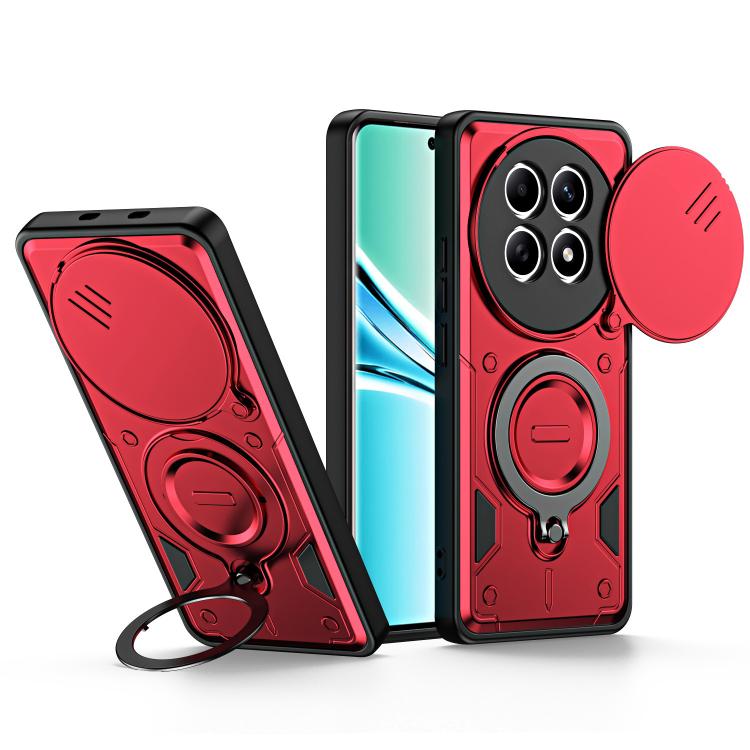 Ring Holder Lens Slide Cover Phone Case, For Redmi Note 15 Pro+ Global 163.3m, For Redmi Note 15 4G / 5G Global 164mm, For Redmi Note 15 Pro 4G Global 163.2mm, For Redmi Note 15 Pro 5G Global 163.6m