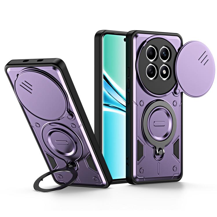 Ring Holder Lens Slide Cover Phone Case, For Redmi Note 15 Pro+ Global 163.3m, For Redmi Note 15 4G / 5G Global 164mm, For Redmi Note 15 Pro 4G Global 163.2mm, For Redmi Note 15 Pro 5G Global 163.6m