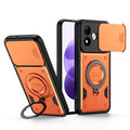 Ring Holder Lens Slide Cover Phone Case, For Redmi Note 17 4G / 5G Global 169.7mm, For Redmi Note 17 Pro 5G Global 163.5m, For Redmi K100 Pro Max / Poco F9 Ultra, For Redmi K100 Pro / Poco F9 Pro, For Redmi 17 4G / 5G Global 170mm                      ...