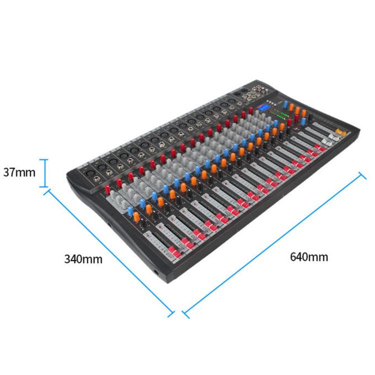 CT-16 16-Channel Professional Bluetooth Recording Mixer KTV Sound System, EU Plug, UK Plug, US Plug