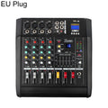 402D 4-Channel Multi-function Professional Bluetooth Mixer with Amplifier, EU Plug, UK Plug, US Plug