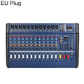 1202D 12-Channel Multi-function Professional Bluetooth Mixer with Amplifier, EU Plug, UK Plug, US Plug