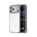 Four Corner Airbag Transparent Skin Feel Magnetic Phone Case, For iPhone 17 Pro Max, For iPhone 17 Pro