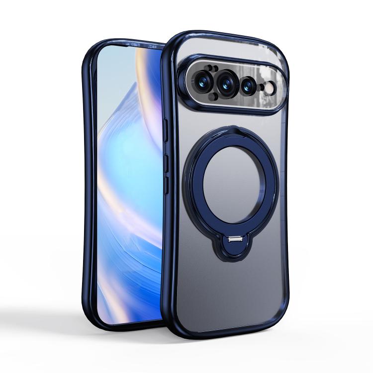360 Degree Rotation Holder Magnetic Electroplated Phone Case, For Google Pixel 11 Pro XL, For Google Pixel 11 / 11 Pro
