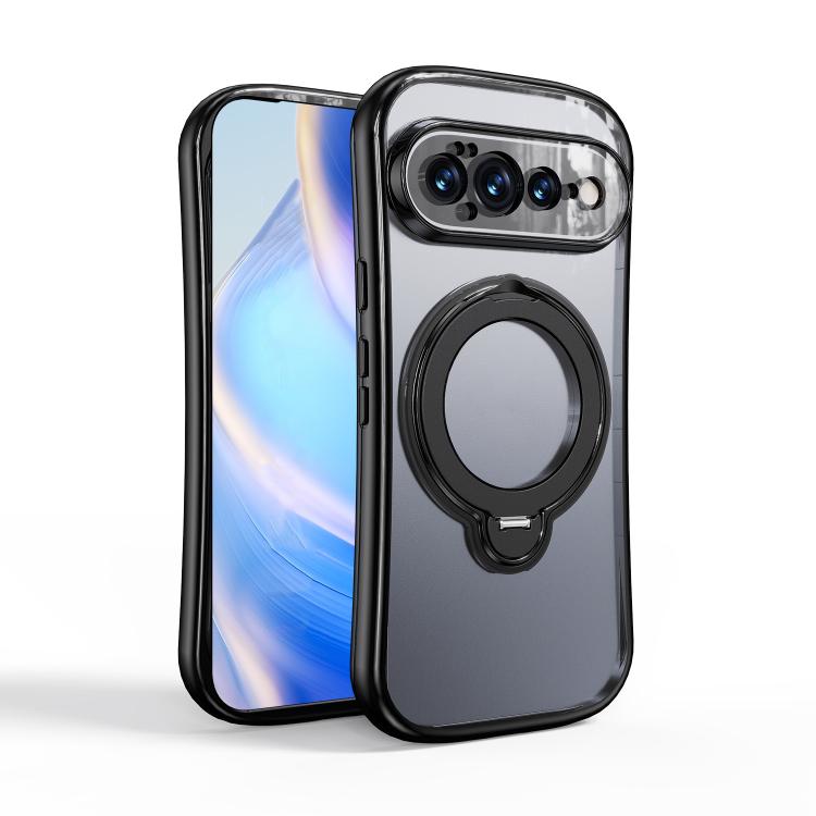 360 Degree Rotation Holder Magnetic Electroplated Phone Case, For Google Pixel 11 Pro XL, For Google Pixel 11 / 11 Pro
