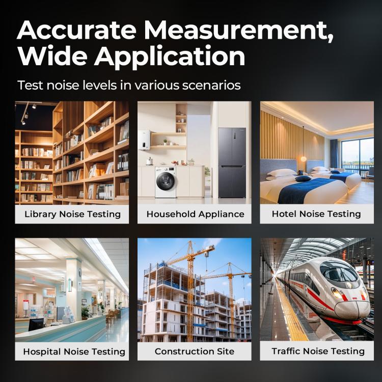 YT312S High Precision Digital Sound Level Meter, Measurement Range: 30–130dB, YT312S