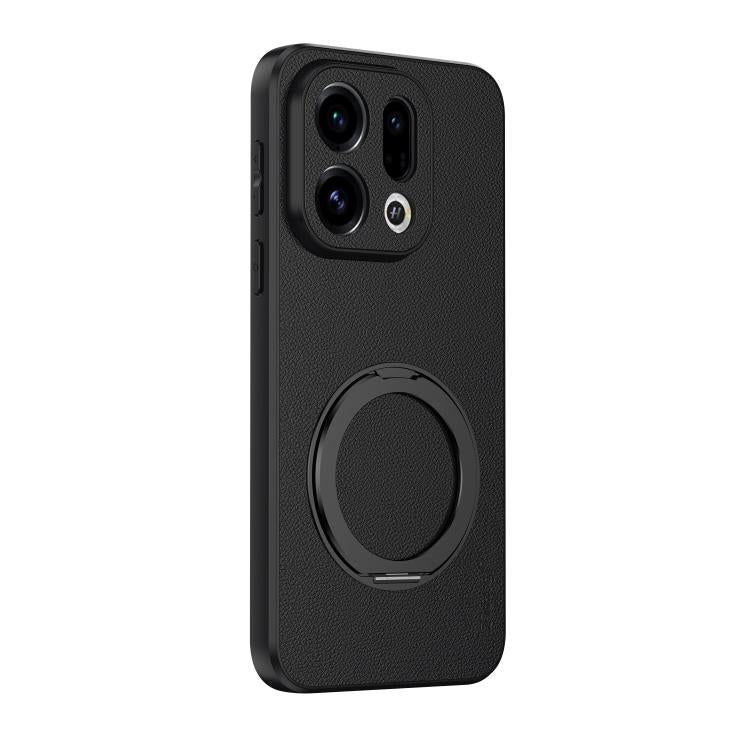 Goatskin Vegan Leather Magnetic Phone Case  With 360 Degree Rotating Holder, For OPPO Reno 16 Pro 5G Global, For OPPO Reno 16 5G Global, For OPPO Find X9s Pro 5G, For OPPO K15 Pro+, For OPPO K15 Pro 5G, For OPPO Find X9 Ultra 5G, For OPPO A6s Pro 4G   ...