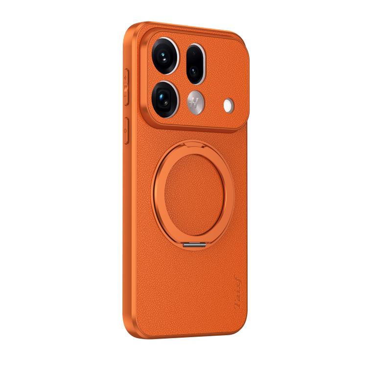 Goatskin Vegan Leather Magnetic Phone Case  With 360 Degree Rotating Holder, For OPPO Reno 16 Pro 5G Global, For OPPO Reno 16 5G Global, For OPPO Find X9s Pro 5G, For OPPO K15 Pro+, For OPPO K15 Pro 5G, For OPPO Find X9 Ultra 5G, For OPPO A6s Pro 4G   ...
