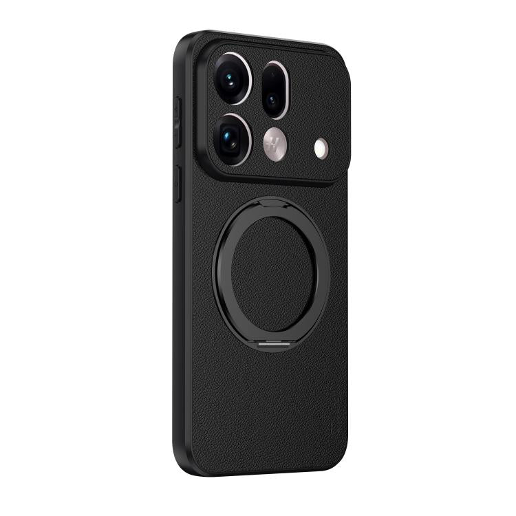 Goatskin Vegan Leather Magnetic Phone Case  With 360 Degree Rotating Holder, For OPPO Reno 16 Pro 5G Global, For OPPO Reno 16 5G Global, For OPPO Find X9s Pro 5G, For OPPO K15 Pro+, For OPPO K15 Pro 5G, For OPPO Find X9 Ultra 5G, For OPPO A6s Pro 4G   ...