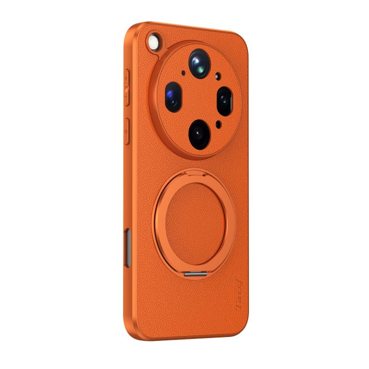 Goatskin Vegan Leather Magnetic Phone Case  With 360 Degree Rotating Holder, For OPPO Reno 16 Pro 5G Global, For OPPO Reno 16 5G Global, For OPPO Find X9s Pro 5G, For OPPO K15 Pro+, For OPPO K15 Pro 5G, For OPPO Find X9 Ultra 5G, For OPPO A6s Pro 4G   ...