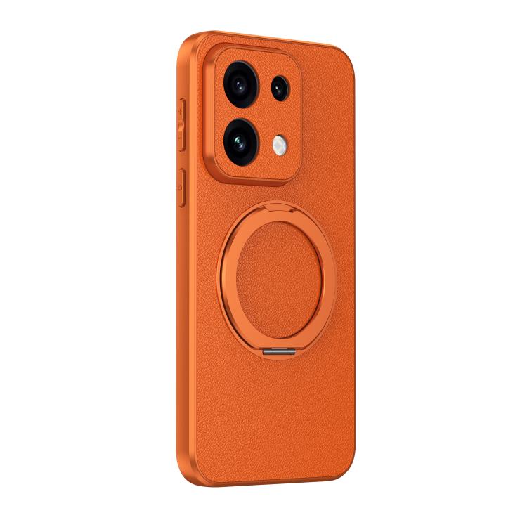 Goatskin Vegan Leather Magnetic Phone Case  With 360 Degree Rotating Holder, For OPPO Reno 16 Pro 5G Global, For OPPO Reno 16 5G Global, For OPPO Find X9s Pro 5G, For OPPO K15 Pro+, For OPPO K15 Pro 5G, For OPPO Find X9 Ultra 5G, For OPPO A6s Pro 4G   ...