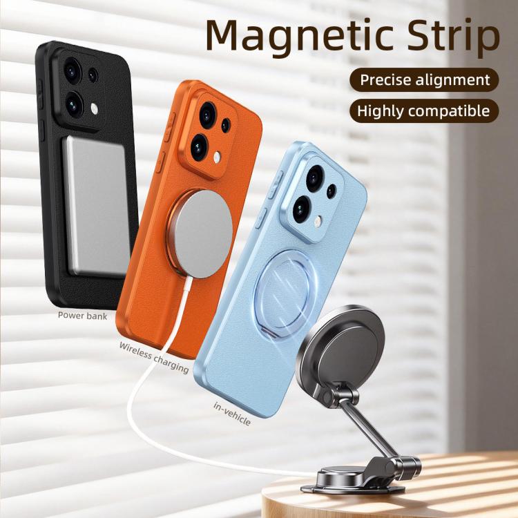 Goatskin Vegan Leather Magnetic Phone Case  With 360 Degree Rotating Holder, For OPPO Reno 16 Pro 5G Global, For OPPO Reno 16 5G Global, For OPPO Find X9s Pro 5G, For OPPO K15 Pro+, For OPPO K15 Pro 5G, For OPPO Find X9 Ultra 5G, For OPPO A6s Pro 4G   ...
