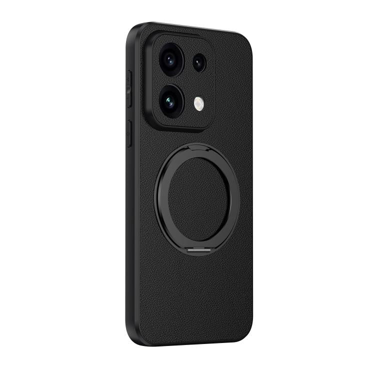 Goatskin Vegan Leather Magnetic Phone Case  With 360 Degree Rotating Holder, For OPPO Reno 16 Pro 5G Global, For OPPO Reno 16 5G Global, For OPPO Find X9s Pro 5G, For OPPO K15 Pro+, For OPPO K15 Pro 5G, For OPPO Find X9 Ultra 5G, For OPPO A6s Pro 4G   ...