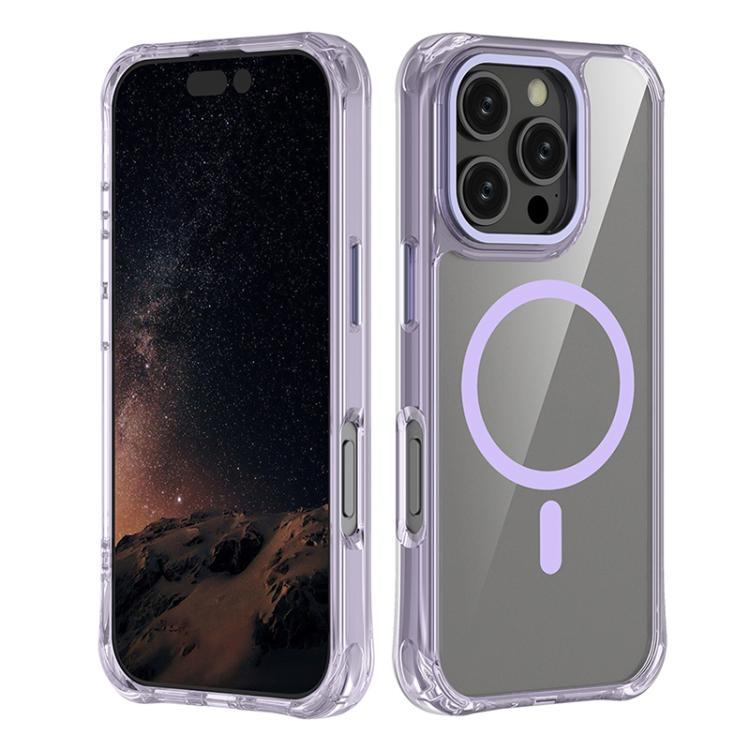 Shockproof Magnetic PC Hybrid TPU Phone Case, For iPhone 17 Pro Max, For iPhone 17 Pro, For iPhone 17, For iPhone Air, For iPhone 16 Pro Max, For iPhone 16 Pro, For iPhone 16 Plus, For iPhone 16, For iPhone 15 Pro Max