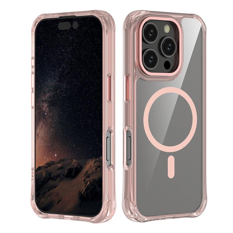 Shockproof Magnetic PC Hybrid TPU Phone Case, For iPhone 17 Pro Max, For iPhone 17 Pro, For iPhone 17, For iPhone Air, For iPhone 16 Pro Max, For iPhone 16 Pro, For iPhone 16 Plus, For iPhone 16, For iPhone 15 Pro Max