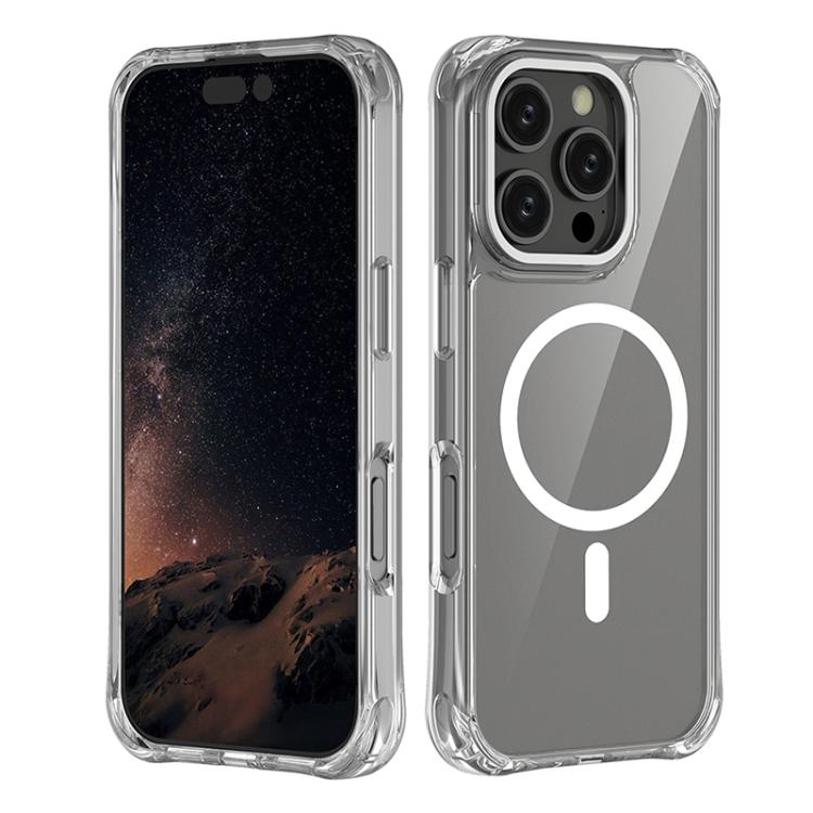Shockproof Magnetic PC Hybrid TPU Phone Case, For iPhone 17 Pro Max, For iPhone 17 Pro, For iPhone 17, For iPhone Air, For iPhone 16 Pro Max, For iPhone 16 Pro, For iPhone 16 Plus, For iPhone 16, For iPhone 15 Pro Max