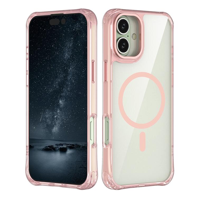 Shockproof Magnetic PC Hybrid TPU Phone Case, For iPhone 17 Pro Max, For iPhone 17 Pro, For iPhone 17, For iPhone Air, For iPhone 16 Pro Max, For iPhone 16 Pro, For iPhone 16 Plus, For iPhone 16, For iPhone 15 Pro Max