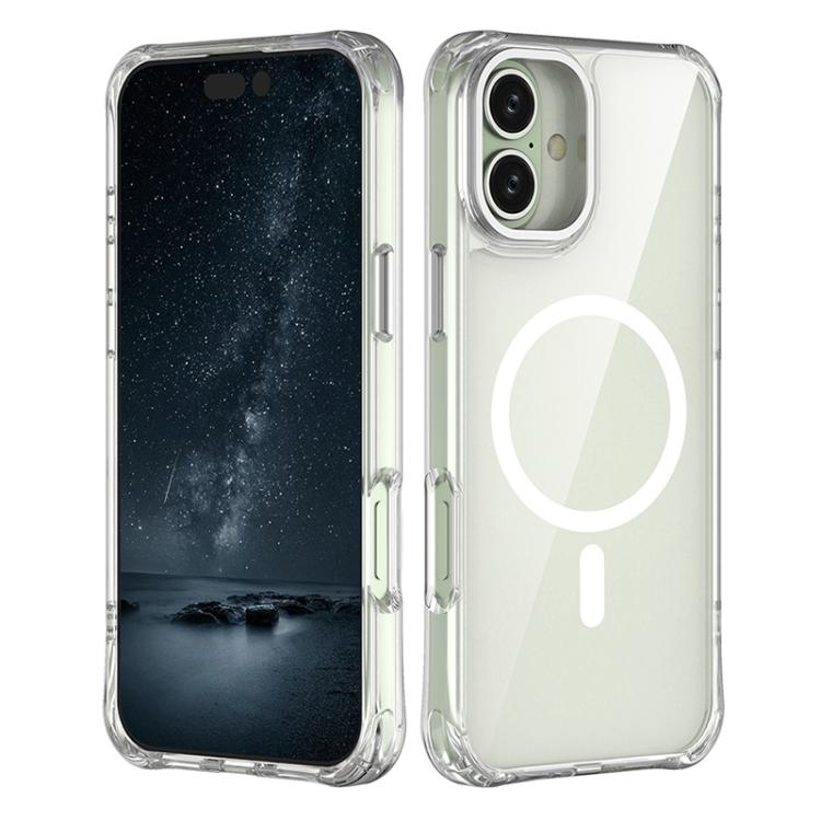 Shockproof Magnetic PC Hybrid TPU Phone Case, For iPhone 17 Pro Max, For iPhone 17 Pro, For iPhone 17, For iPhone Air, For iPhone 16 Pro Max, For iPhone 16 Pro, For iPhone 16 Plus, For iPhone 16, For iPhone 15 Pro Max