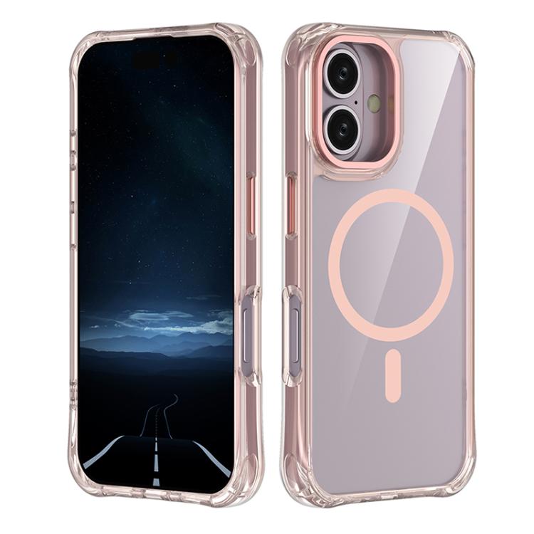 Shockproof Magnetic PC Hybrid TPU Phone Case, For iPhone 17 Pro Max, For iPhone 17 Pro, For iPhone 17, For iPhone Air, For iPhone 16 Pro Max, For iPhone 16 Pro, For iPhone 16 Plus, For iPhone 16, For iPhone 15 Pro Max