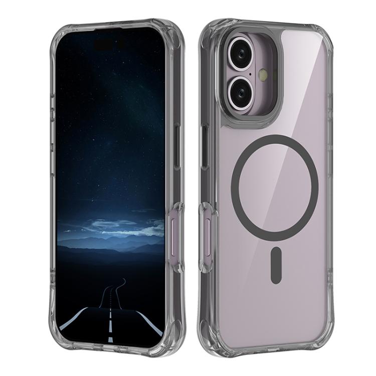 Shockproof Magnetic PC Hybrid TPU Phone Case, For iPhone 17 Pro Max, For iPhone 17 Pro, For iPhone 17, For iPhone Air, For iPhone 16 Pro Max, For iPhone 16 Pro, For iPhone 16 Plus, For iPhone 16, For iPhone 15 Pro Max
