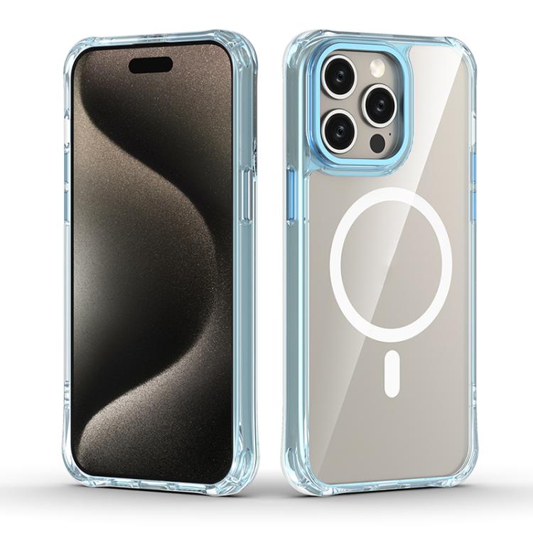 Shockproof Magnetic PC Hybrid TPU Phone Case, For iPhone 15 Pro