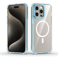 Shockproof Magnetic PC Hybrid TPU Phone Case, For iPhone 15 Pro