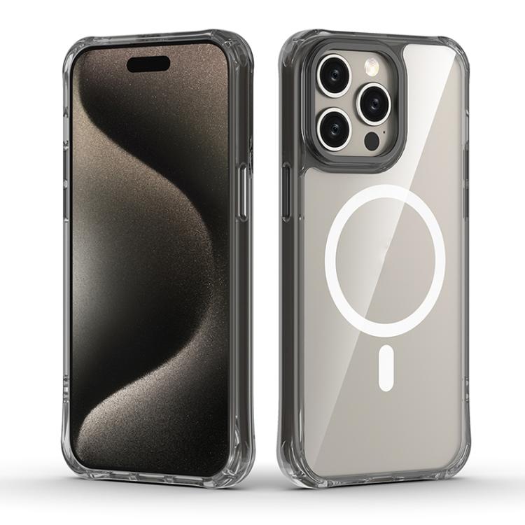 Shockproof Magnetic PC Hybrid TPU Phone Case, For iPhone 15 Pro