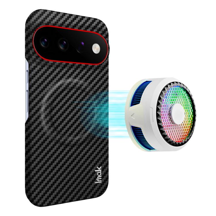 imak Ruiyi Series Red Ring Carbon Fiber Texture Magnetic Phone Case, For Google Pixel 11 Pro XL, For Google Pixel 11 / Pixel 11 Pro, For Google Pixel 10a, For Google Pixel 10 Pro XL, For Google Pixel 10 / Pixel 10 Pro