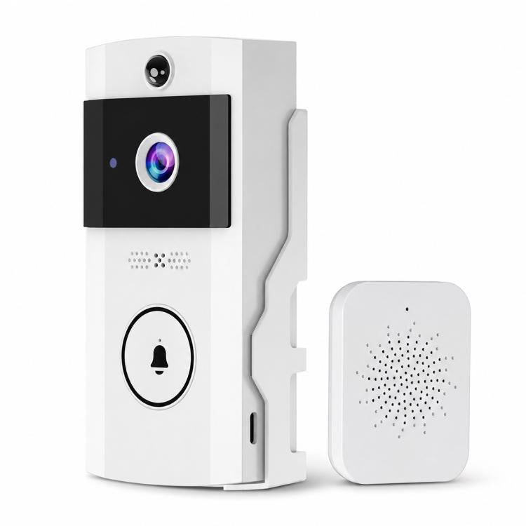 U9 1MP HD Smart Visual Doorbell Two-way Audio Camera, Only Doorbell, Transparent Cover + Doorbell, Brown Cover + Doorbell