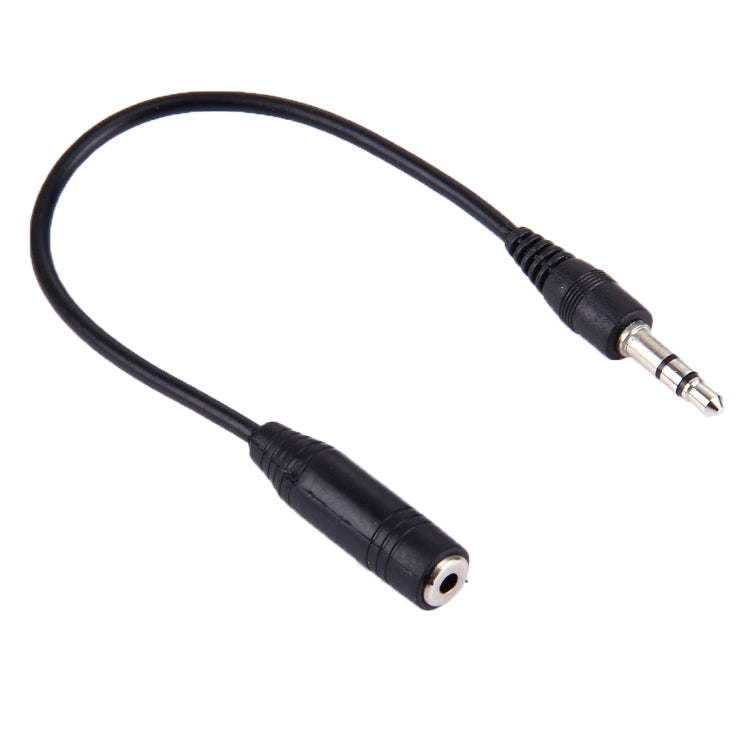 3.5 Male to 2.5 Female Converter Cable, Length: 23cm(Black), Length: 23cm