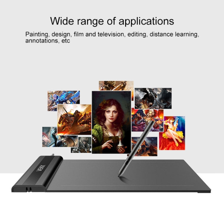 VEIKK S640 6x4 inch 5080 LPI Electronic Graphic Tablet, S640