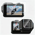 PULUZ Lens + LCD Display 9H 2.5D Tempered Glass Film for GoPro MISSION 1 / 1 Pro, For MISSION 1 / 1 PRO