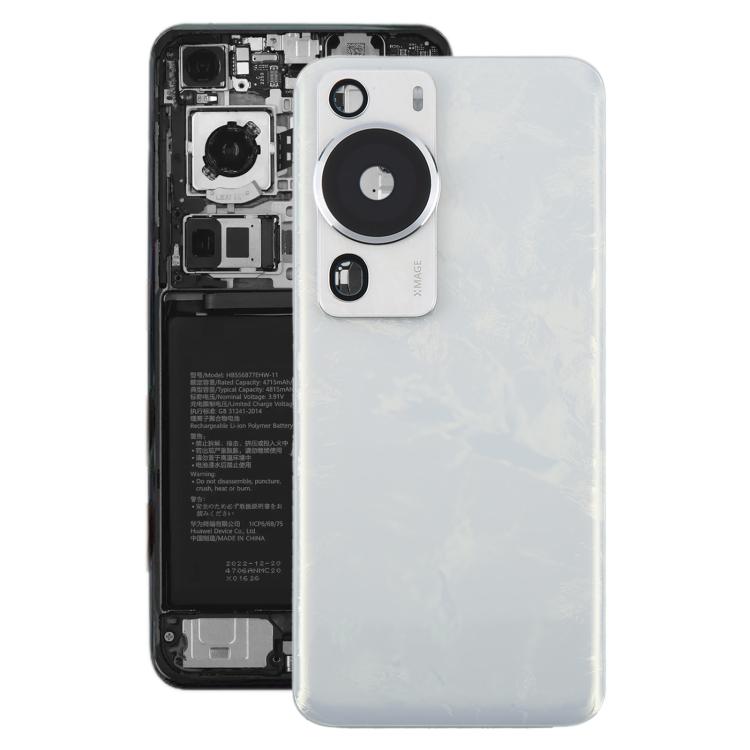 For Huawei P60 Pro Battery Back Cover with Camera Lens Cover, For Huawei P60 Pro(with Camera Lens Frame)