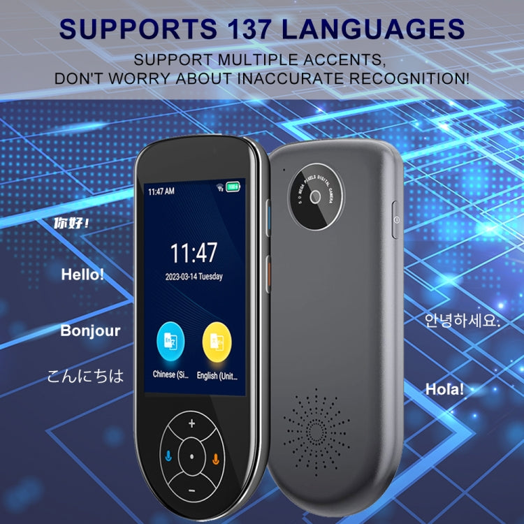 V600 Offline Photography Voice Translator Smart Portable 137 Languages Real Time Translator, V600
