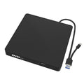 XD009 External CD Reader VCD Burner Ultra-thin Design Laptop Computer USB 3.0+Type-C DVD Drive, XD009