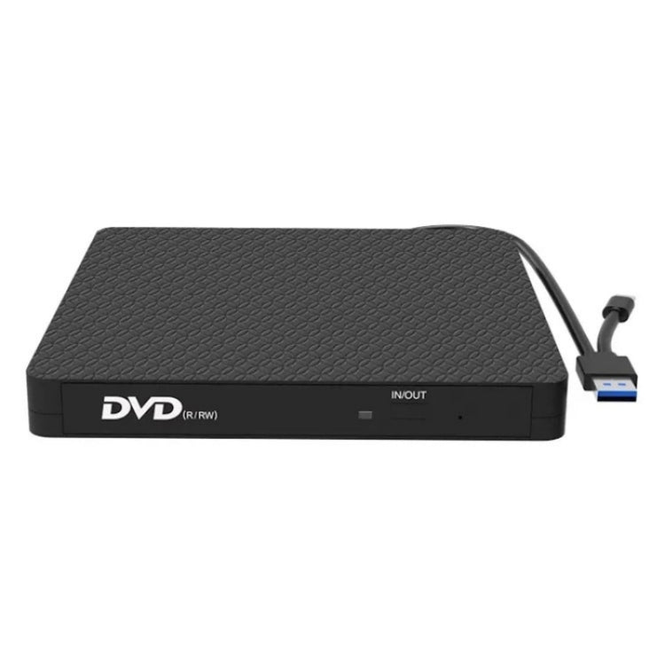 XD009 External CD Reader VCD Burner Ultra-thin Design Laptop Computer USB 3.0+Type-C DVD Drive, XD009