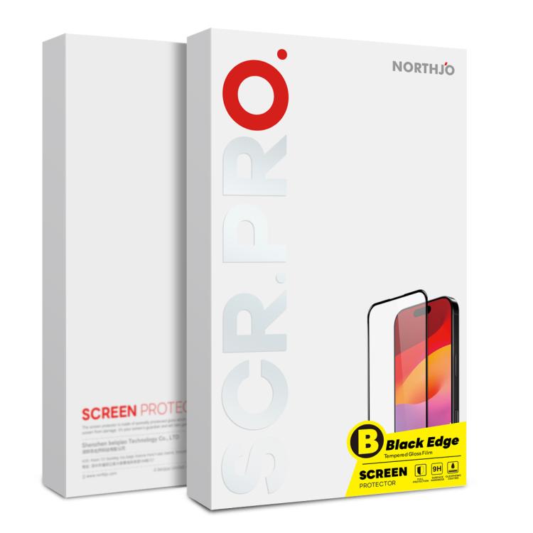 NORTHJO A++ Screen Protector Full Glue Silk Printing Tempered Glass Film, For iPhone 17 Pro Max, For iPhone 17 Pro, For iPhone 17, For iPhone Air, For iPhone 17e / 16e, For iPhone 16 Pro Max, For iPhone 16 Pro, For iPhone 16 Plus, For iPhone 16        ...