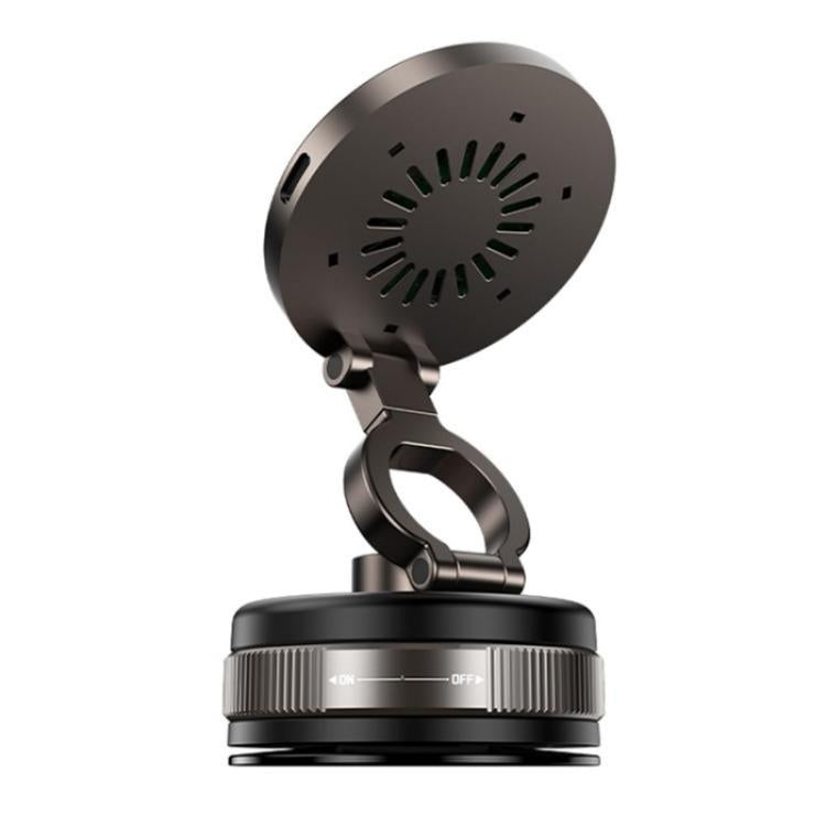 D1W Wireless Charger Magnetic Car Phone Holder Foldable Vacuum Suction Phone Mount Stand, D1W