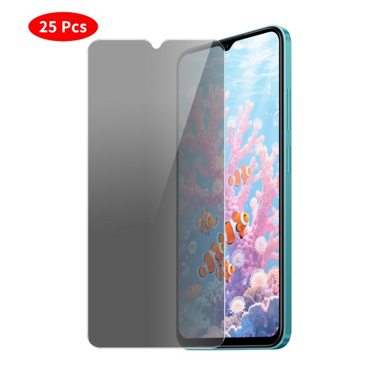 JUNSUNMAY 25pcs Privacy Screen Protector Tempered Glass Film, For Samsung Galaxy A37 / A57 5G, For Samsung Galaxy A27 5G, For Samsung Galaxy S25 FE 5G, For Samsung Galaxy A06s, For Samsung Galaxy A07, For Samsung Galaxy A17, For Samsung Galaxy S25 Edge...