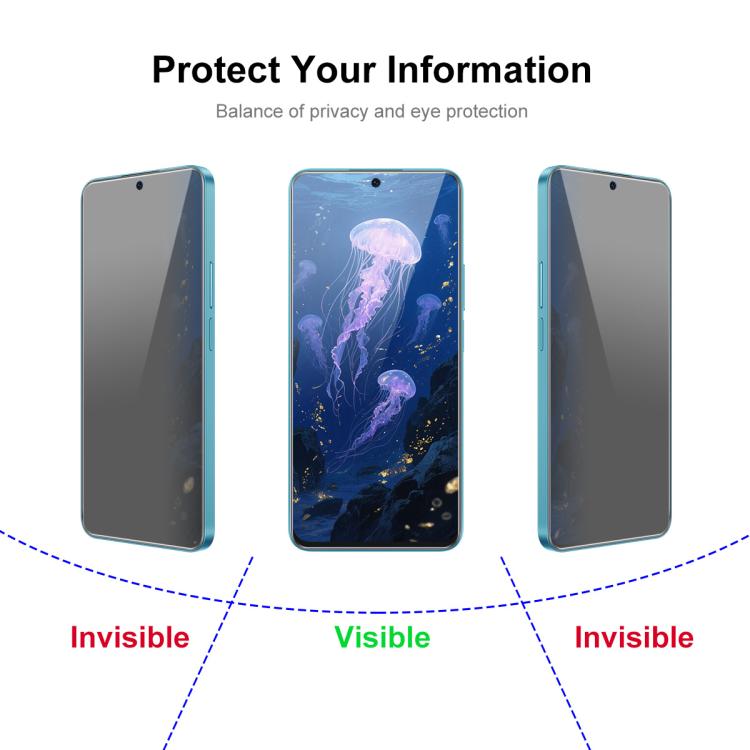 JUNSUNMAY 25pcs Privacy Screen Protector Tempered Glass Film, For Samsung Galaxy A37 / A57 5G, For Samsung Galaxy A27 5G, For Samsung Galaxy S25 FE 5G, For Samsung Galaxy A06s, For Samsung Galaxy A07, For Samsung Galaxy A17, For Samsung Galaxy S25 Edge...