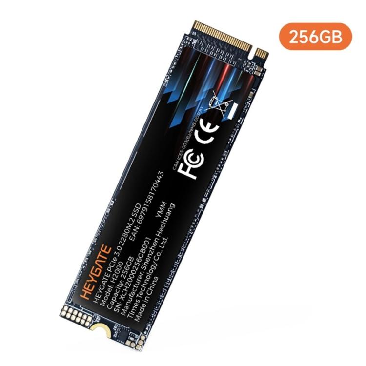 HEYGATE H2000 PCIe 3.0 NVMe 2400MB/s Read 3D NAND M.2 2280 SSD, 256G, 512G