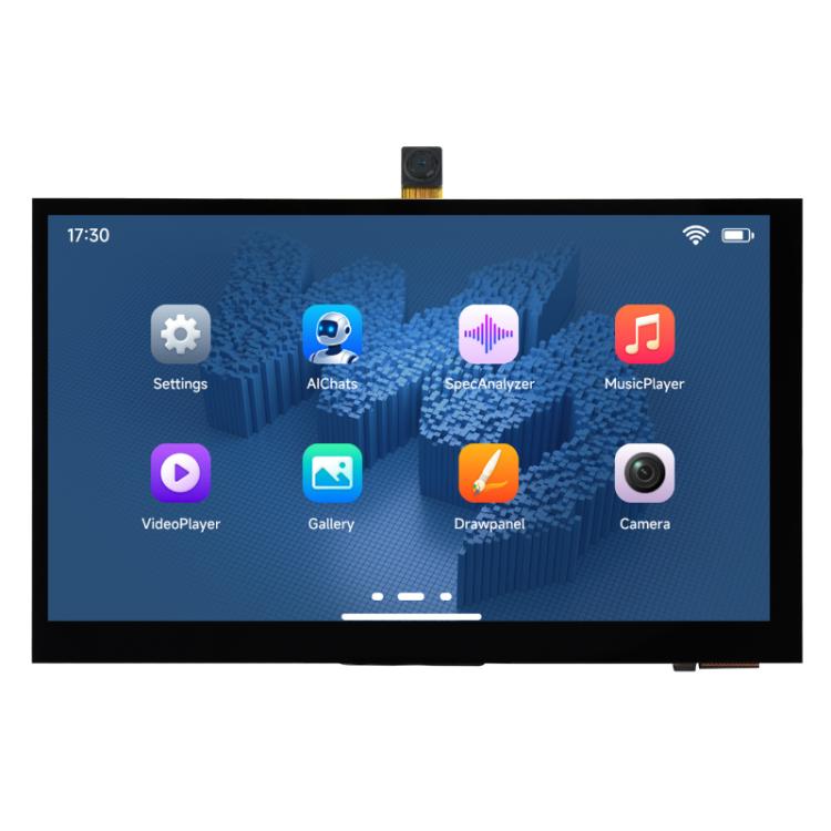 WAVESHARE ESP32-P4-WIFI6 7-Inch Five-Point Touchscreen Development Board 1024x600 Resolution, Basic, Includes OV5647 Camera