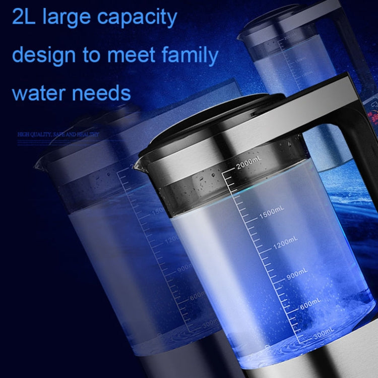 2L Heating Constant Temperature Hydrogen-Rich Water Machine Micro-electrolysis Water Kettle, EU Plug, EU Plug