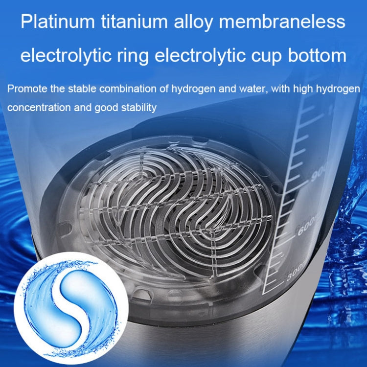 2L Heating Constant Temperature Hydrogen-Rich Water Machine Micro-electrolysis Water Kettle, EU Plug, EU Plug