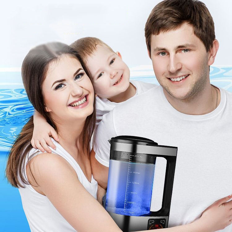 2L Heating Constant Temperature Hydrogen-Rich Water Machine Micro-electrolysis Water Kettle, EU Plug, EU Plug